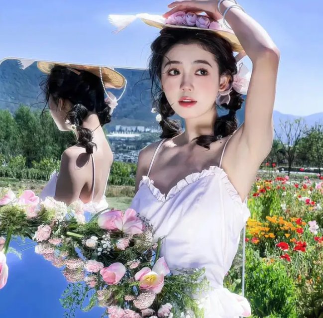 街上流行红裙子